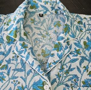 Pajama Set, Multi-Blue, Medium